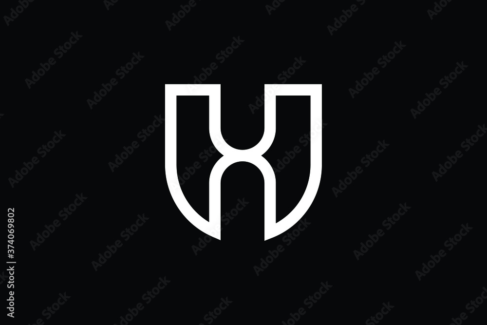 UX letter logo design on luxury background. XU monogram initials letter logo concept. XU icon design. XU elegant and Professional letter icon design on black background. XU UX UX letter logo design on luxury background. XU monogram initials letter logo concept. XU icon design. XU elegant and Professional letter icon design on black background. XU UX