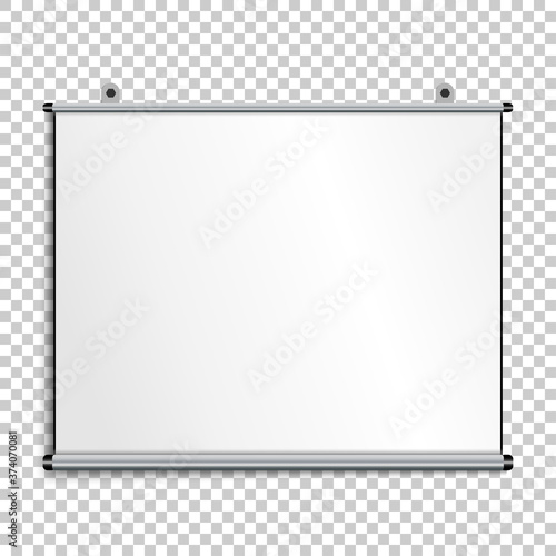 Blank presentation screen