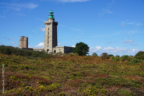 lighthouse on the Brittany coast, France © poupine