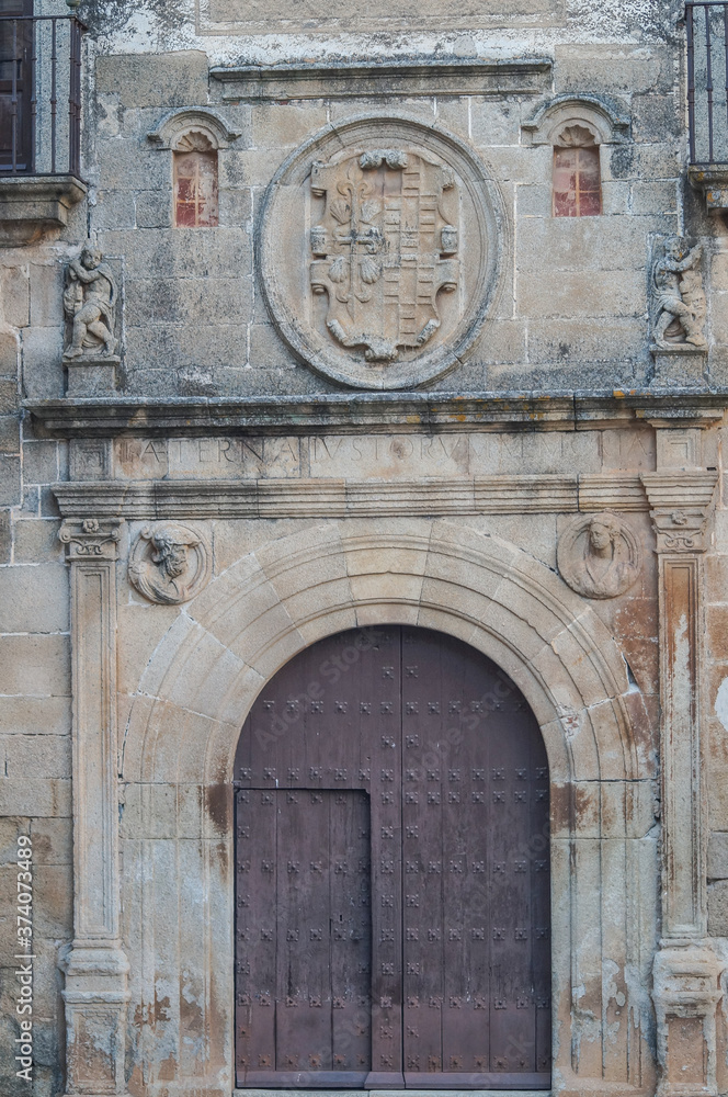 entrance to an ancient church