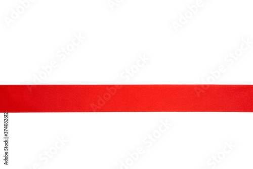 Shiny red ribbon isolated on white background. Free Download Shiny red ribbon isolated on white background. - GFXLoad