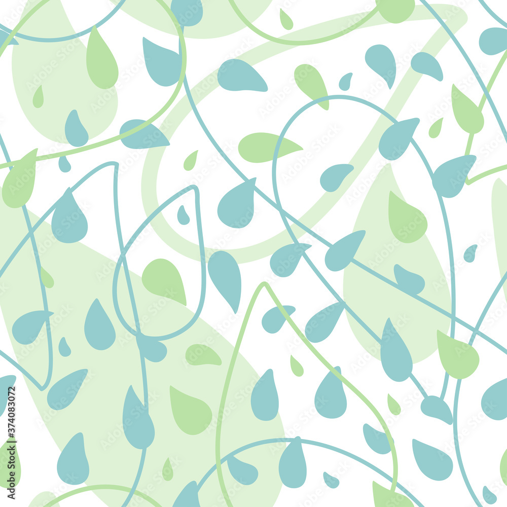 seamless abstract blue-green background with drops seamless abstract blue-green background with drops