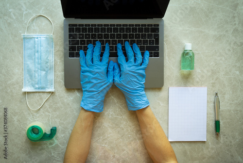 working respecting the security measures against the pandemic - reopening of activities after lockdown