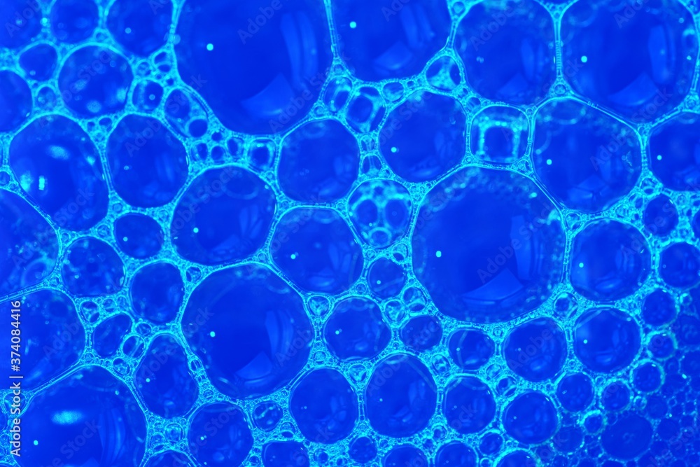 Water bubbles abstract blue background, texture, pattern Water bubbles abstract blue background, texture, pattern