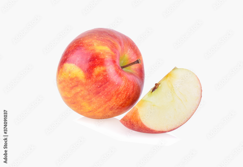 red apple isolated on white background. red apple isolated on white background.
