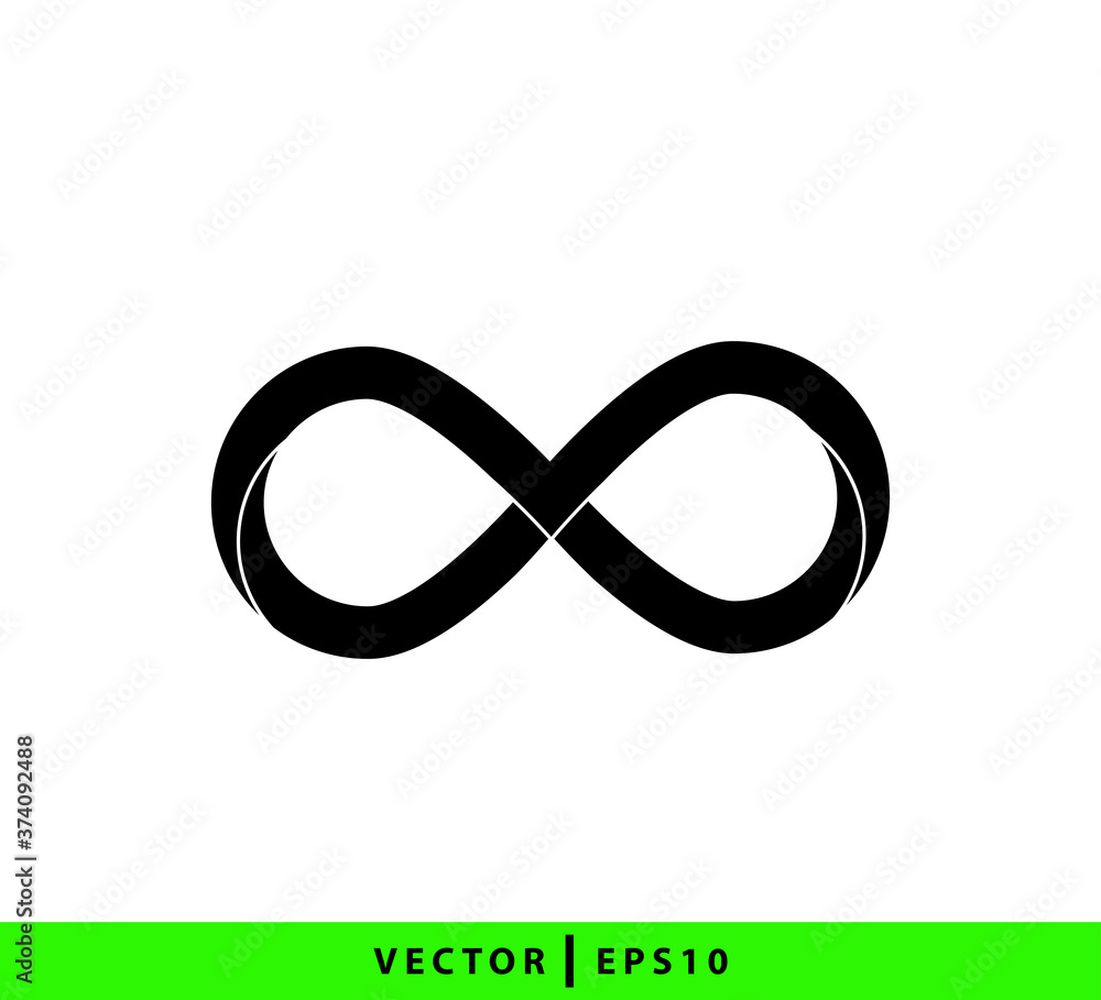 Infinity icon design template illustration Infinity icon design template illustration