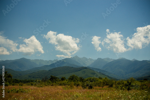 Beautiful mountains  landscape at summer