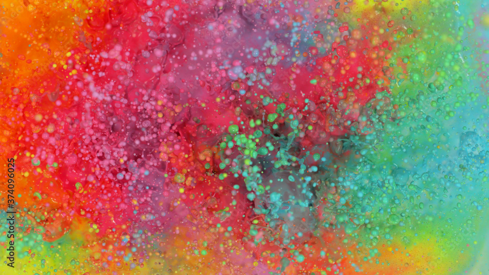 Abstract watercolor background with coloured spectrum