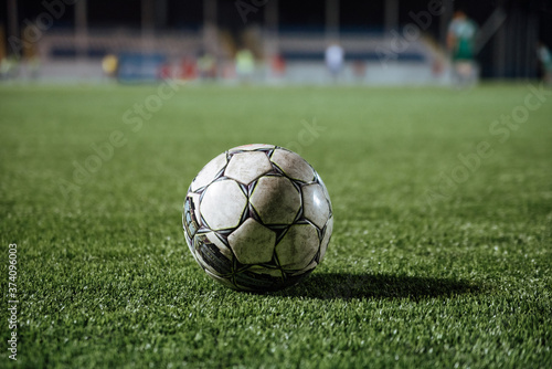 soccer ball on soccer field