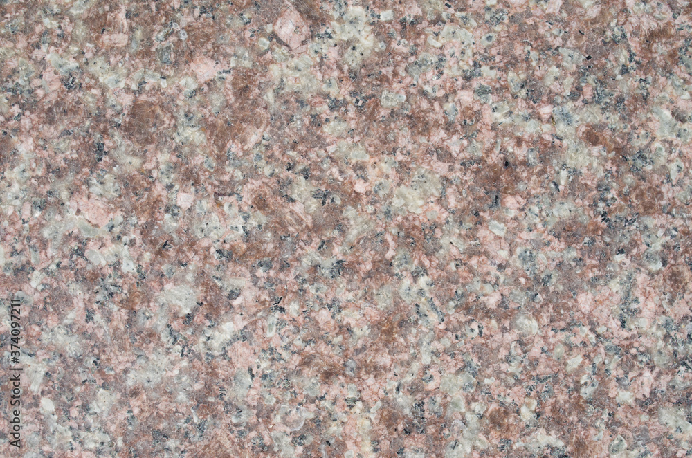 New colorful polished granite slab close New colorful polished granite slab close