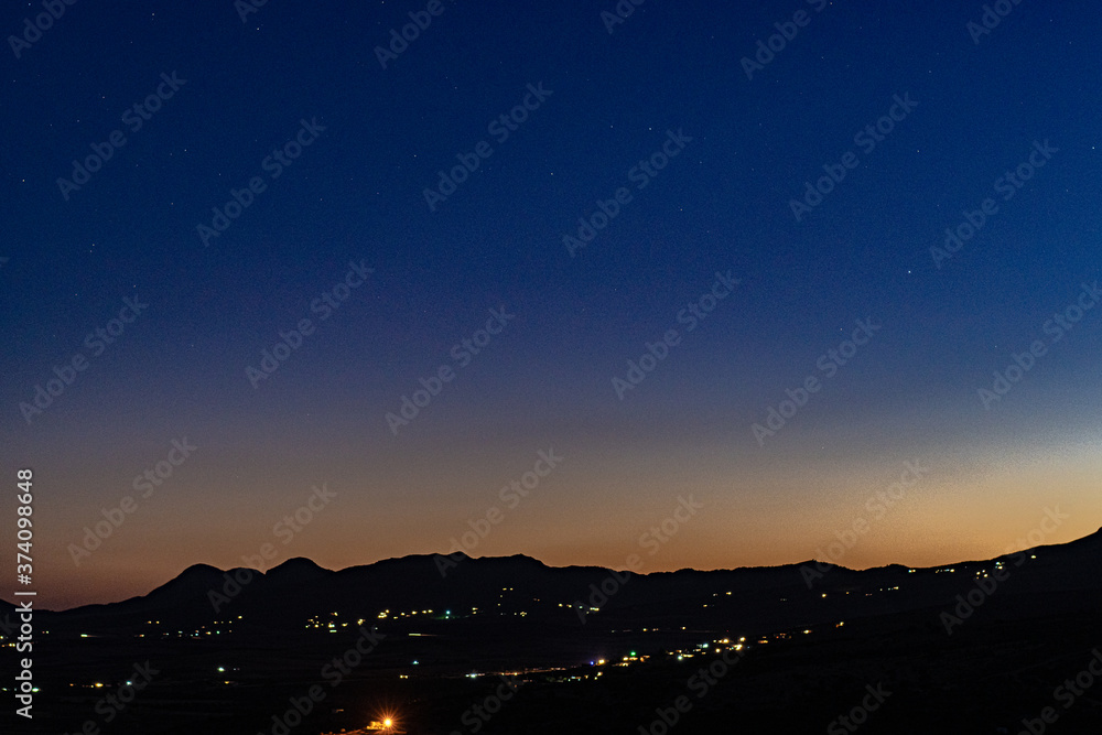 The Djebel Zaghouan and Neowise - Tunisia The Djebel Zaghouan and Neowise - Tunisia