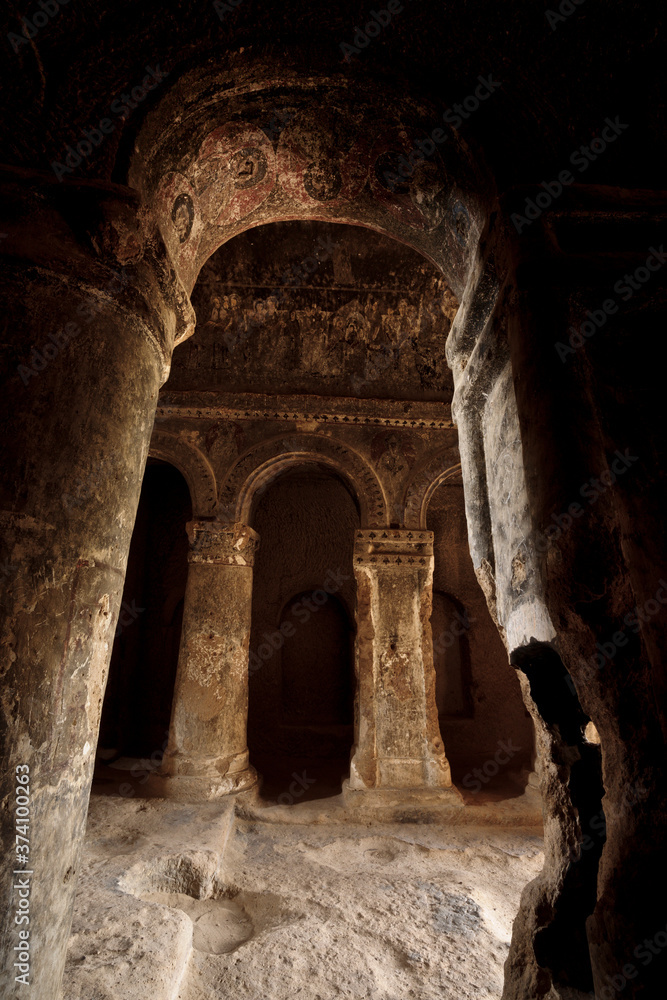 Catedral de Selime.Capadocia.Anatolia central.Turquia. Asia.