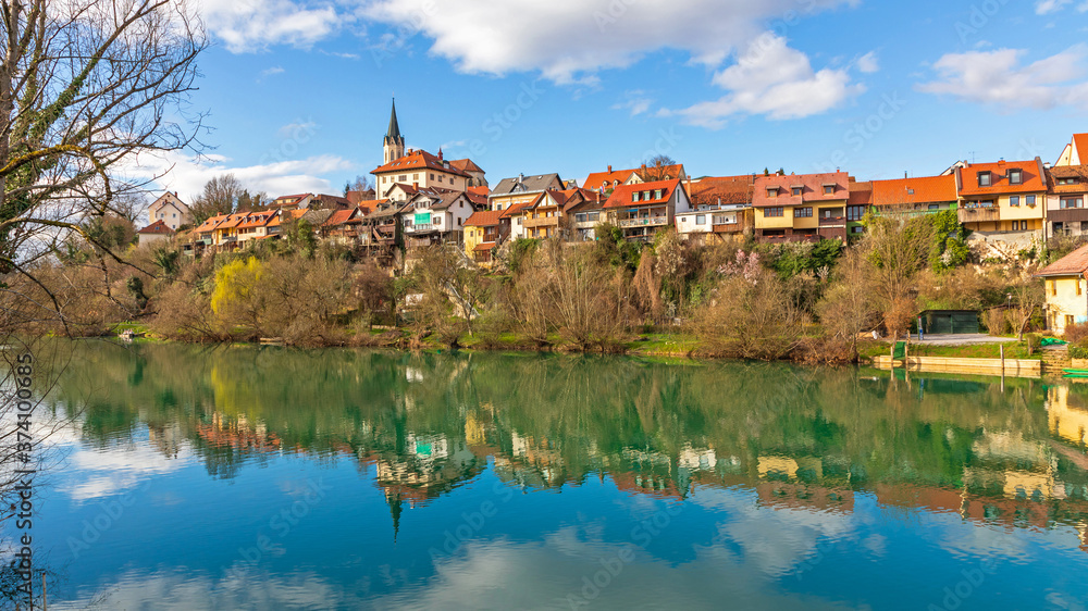 Calm Krka River Slovenia