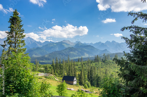 Panorama z polany Głodówka photo