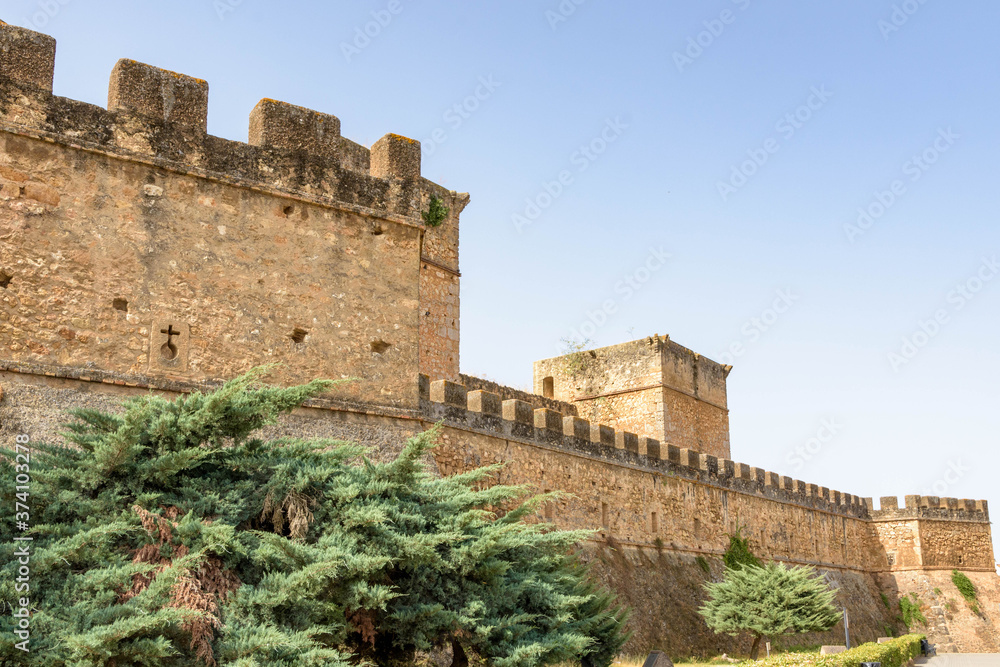 Castle of Niebla, typical town in southern Spain, in the province of Huelva. Andalusia
