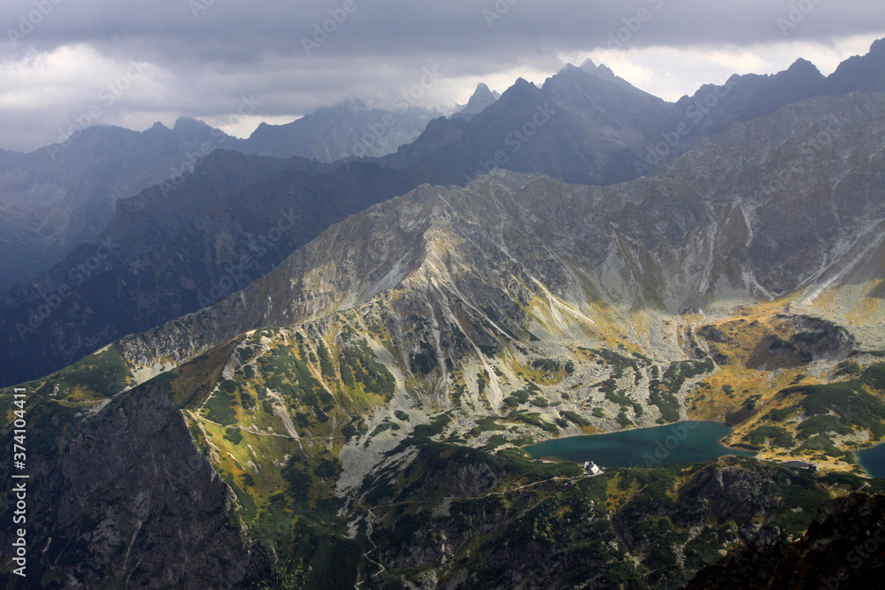 Autumn in the High Tatra Mountains, Valley of Five Polish Lakes, Poland