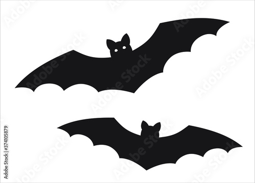 halloween bat vector