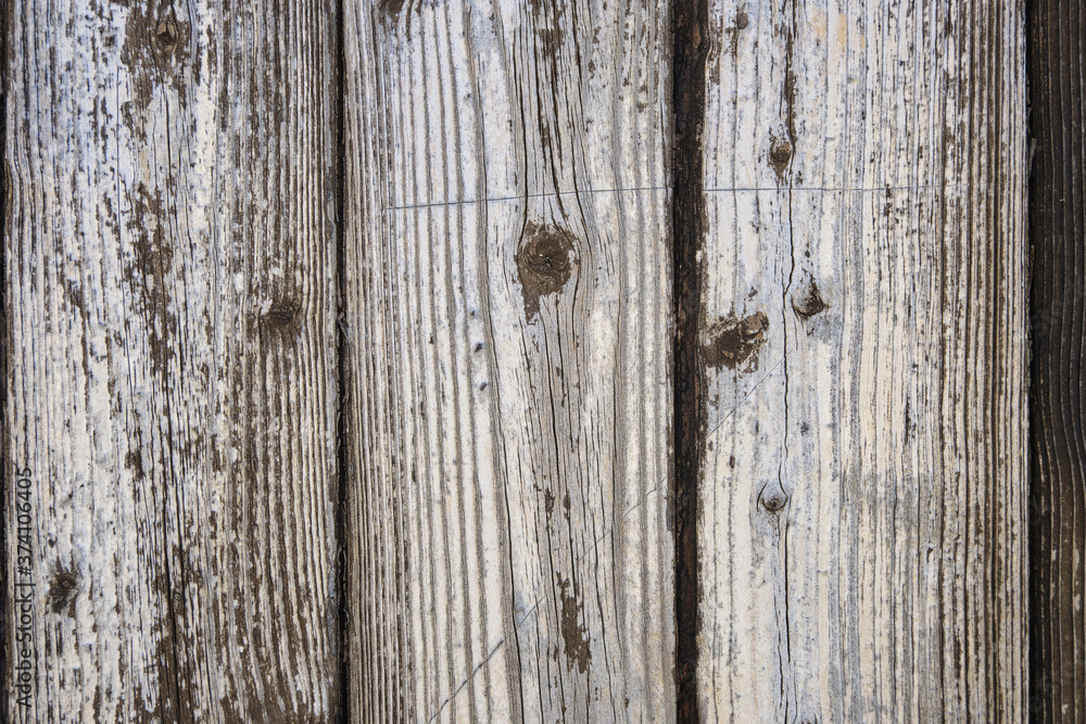 worn wooden plank panel with knots, gray wood texture background worn wooden plank panel with knots, gray wood texture background