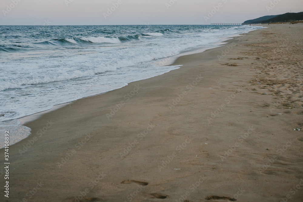 footprints in the sand