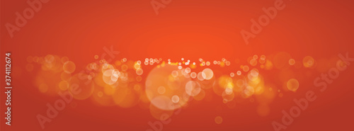 Beautiful bokeh blurred lights vector abstract background with defocused transparent lights effect.