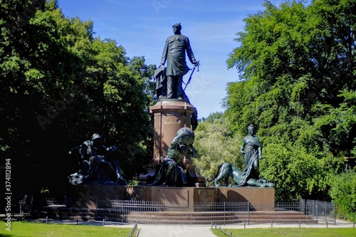 Fotografia Bismarck Denkmal in Berlin.