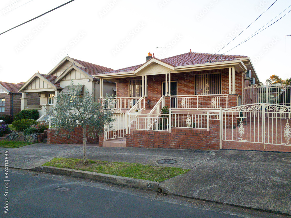 Suburban federation house in Sydney NSW Australia Suburban federation house in Sydney NSW Australia