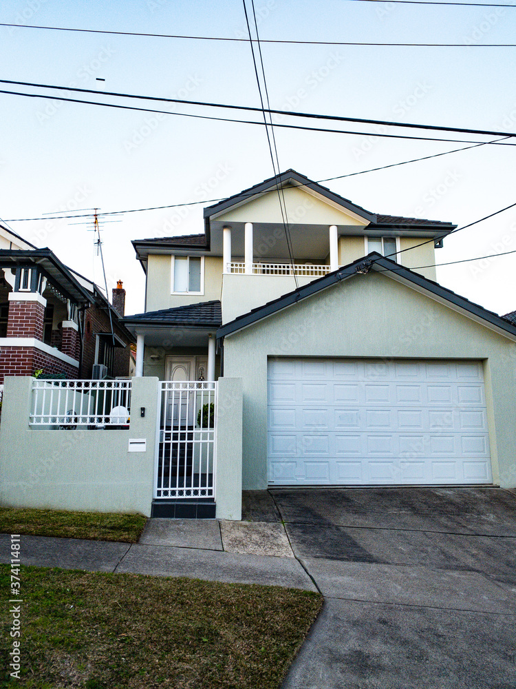 Suburban federation house in Sydney NSW Australia 