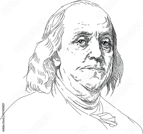 Benjamin Franklin - politician, diplomat, polymath, inventor, writer, journalist, publisher, freemason. One of the leaders of the US War of Independence