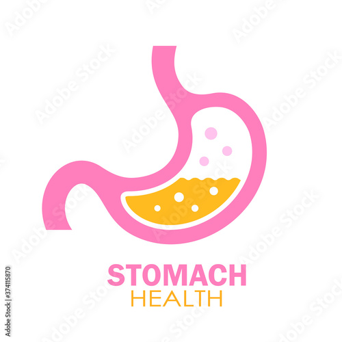 Stomach vector logo