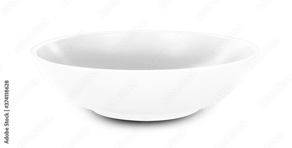 empty bowl on white background empty bowl on white background