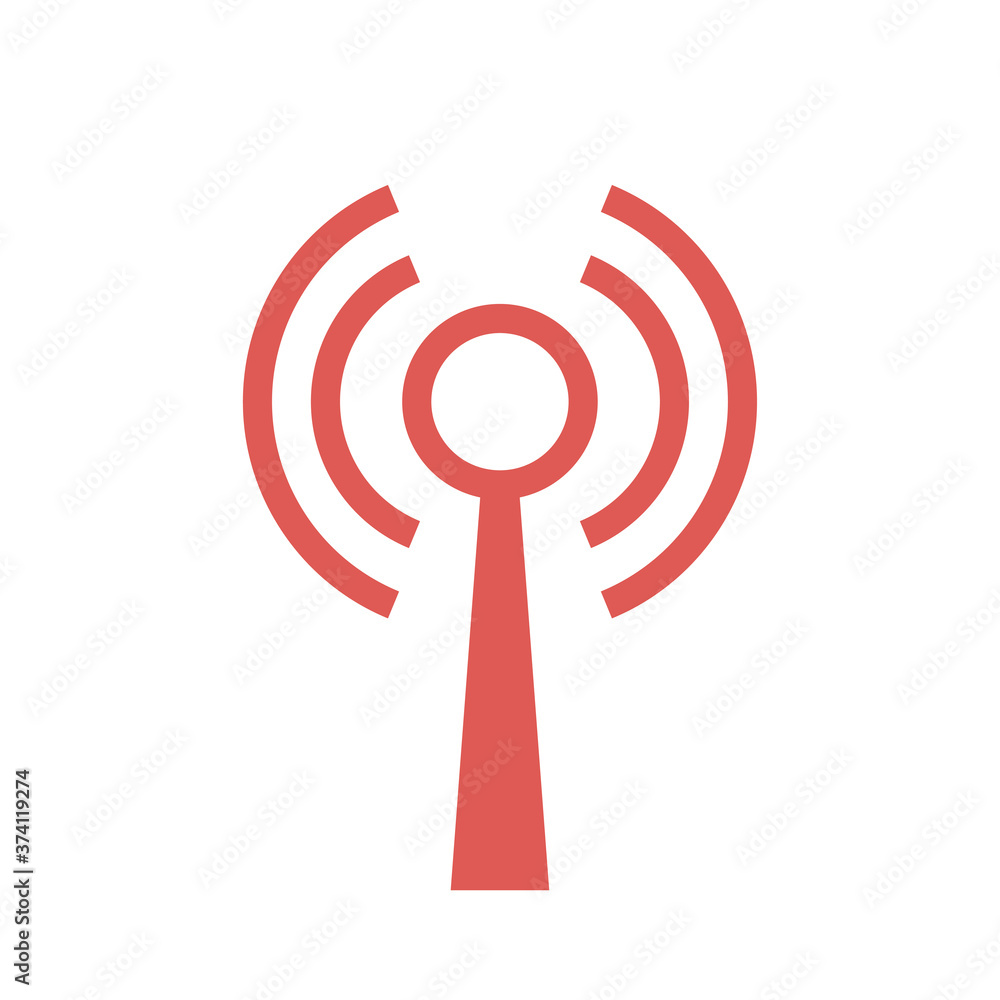 Antenna Icon Isolated On White Background. Vector illustration
Antenna Icon Isolated On White Background. Vector illustration