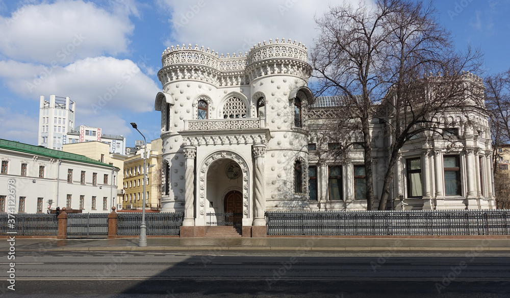 Obraz premium Arseny Morozov's mansion on Vozdvizhenka street in the center of Moscow. Reception House of the Government of the Russian Federation