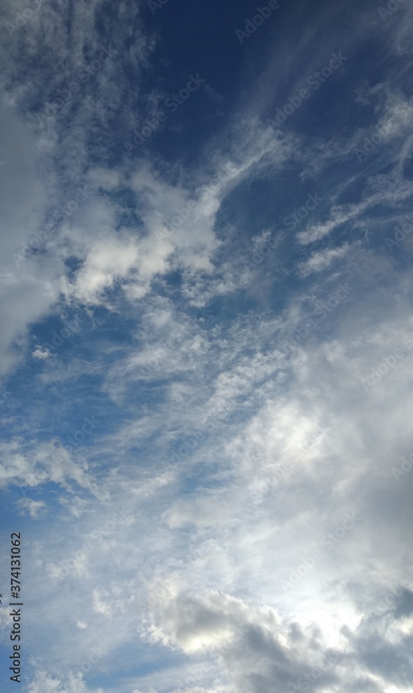 Fototapeta premium blue sky with clouds