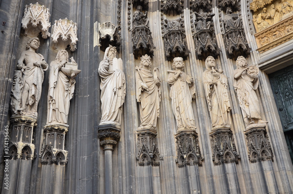 Cologne Cathedral. World Heritage - a Roman Catholic Gothic cathedral in Cologne