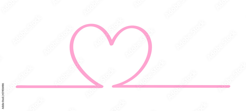 doodle heart shape in a line pink isolated on white, pink heart shape on line strip row, heart shape art line sketch brush for valentine, heart sign with hand drawn for element wedding icon love card doodle heart shape in a line pink isolated on white, pink heart shape on line strip row, heart shape art line sketch brush for valentine, heart sign with hand drawn for element wedding icon love card
