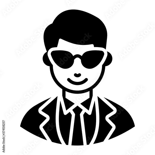 
solid vector design of principal 
