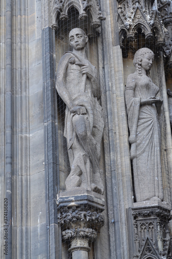 Obraz premium Cologne Cathedral. World Heritage - a Roman Catholic Gothic cathedral in Cologne