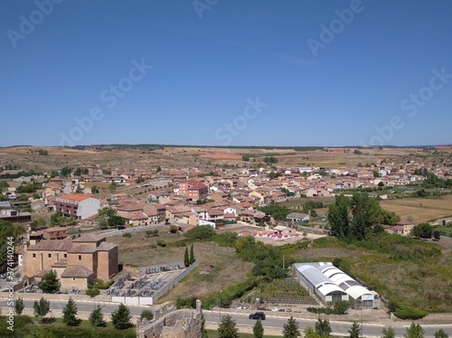 poblado, panorama, villa, burgo de osma, soria, osma, pueblo, turismo