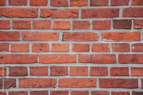 texture of bricks. close up of brick surface.