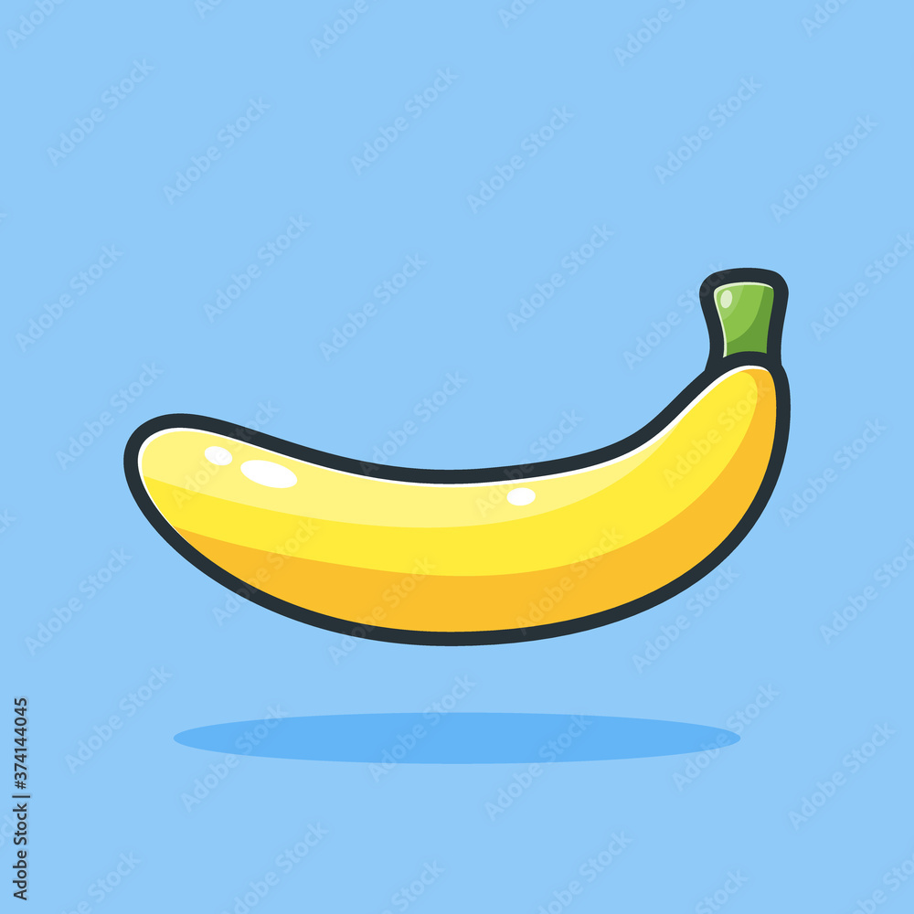banana fruit illustration vector design