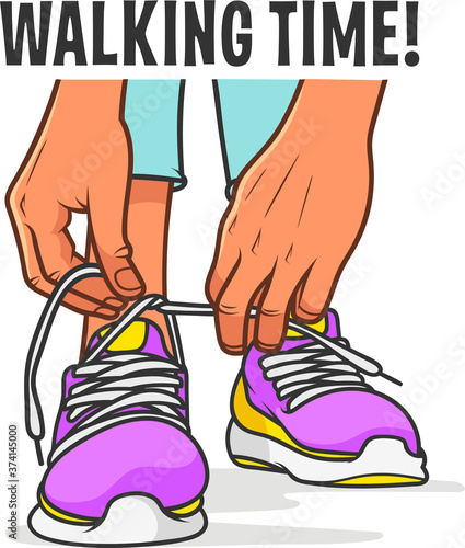 Running sportsmen withsneakers