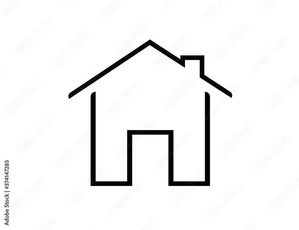 Home icon. Web. Vector Illustration Home icon. Web. Vector Illustration