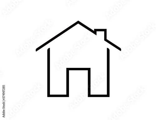 Home icon. Web. Vector Illustration