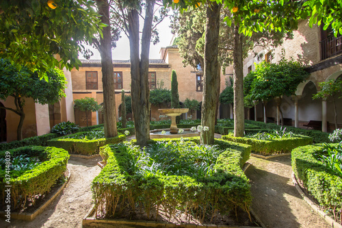 Mirador de Daraxa in Alhambra, Granada, Spain