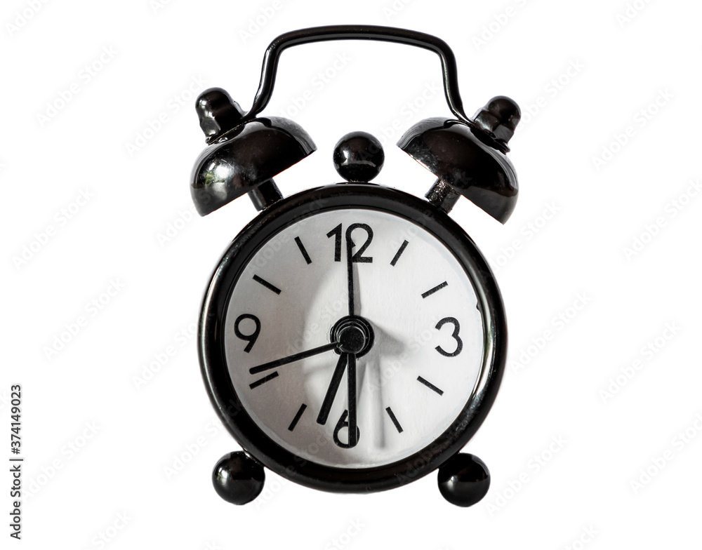 Alarm clock isolated white background Alarm clock isolated white background