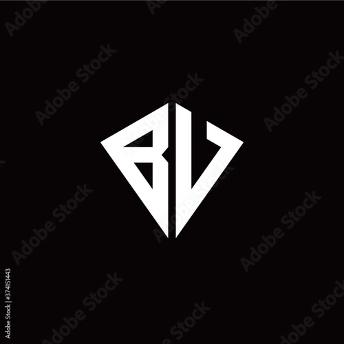 Initial B V letter with kite modern style logo template vector Free Download Initial B V letter with kite modern style logo template vector - GFXLoad