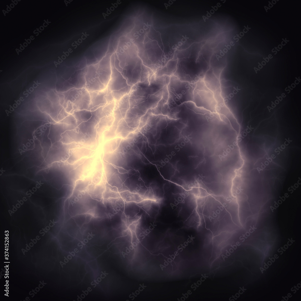 Lightning storm. Bright flash of lightning closeup. Lightning storm. Bright flash of lightning closeup.