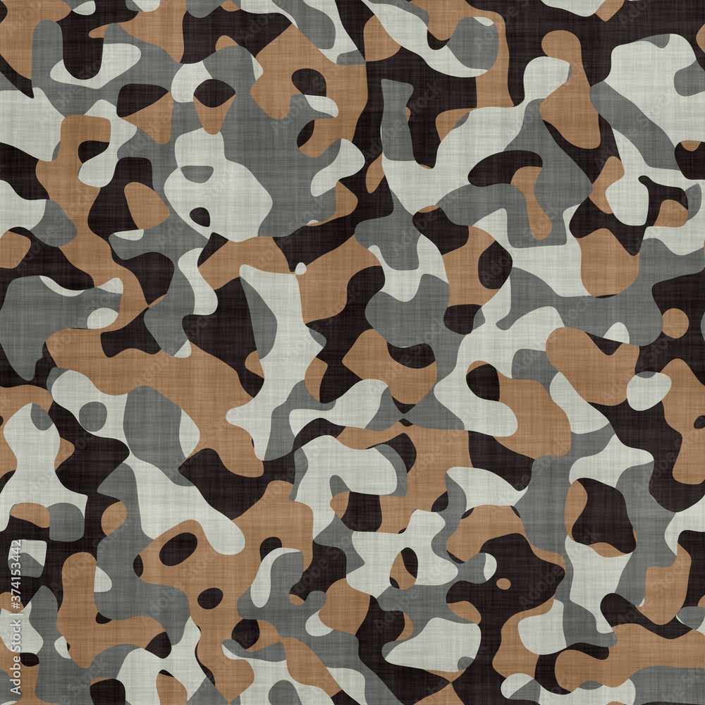 Fototapeta premium Seamless camouflage pattern. Camouflage for hunting and fishing.