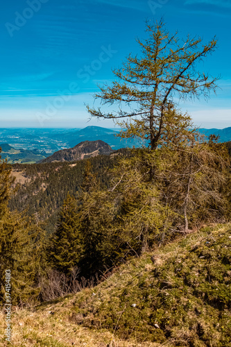 Beautiful alpine view at the famous Rossfeldstrasse near Berchtesgaden, Bavaria, Germany