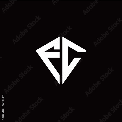 Free Download Initial F C letter with kite modern style logo template vector - GFXLoad